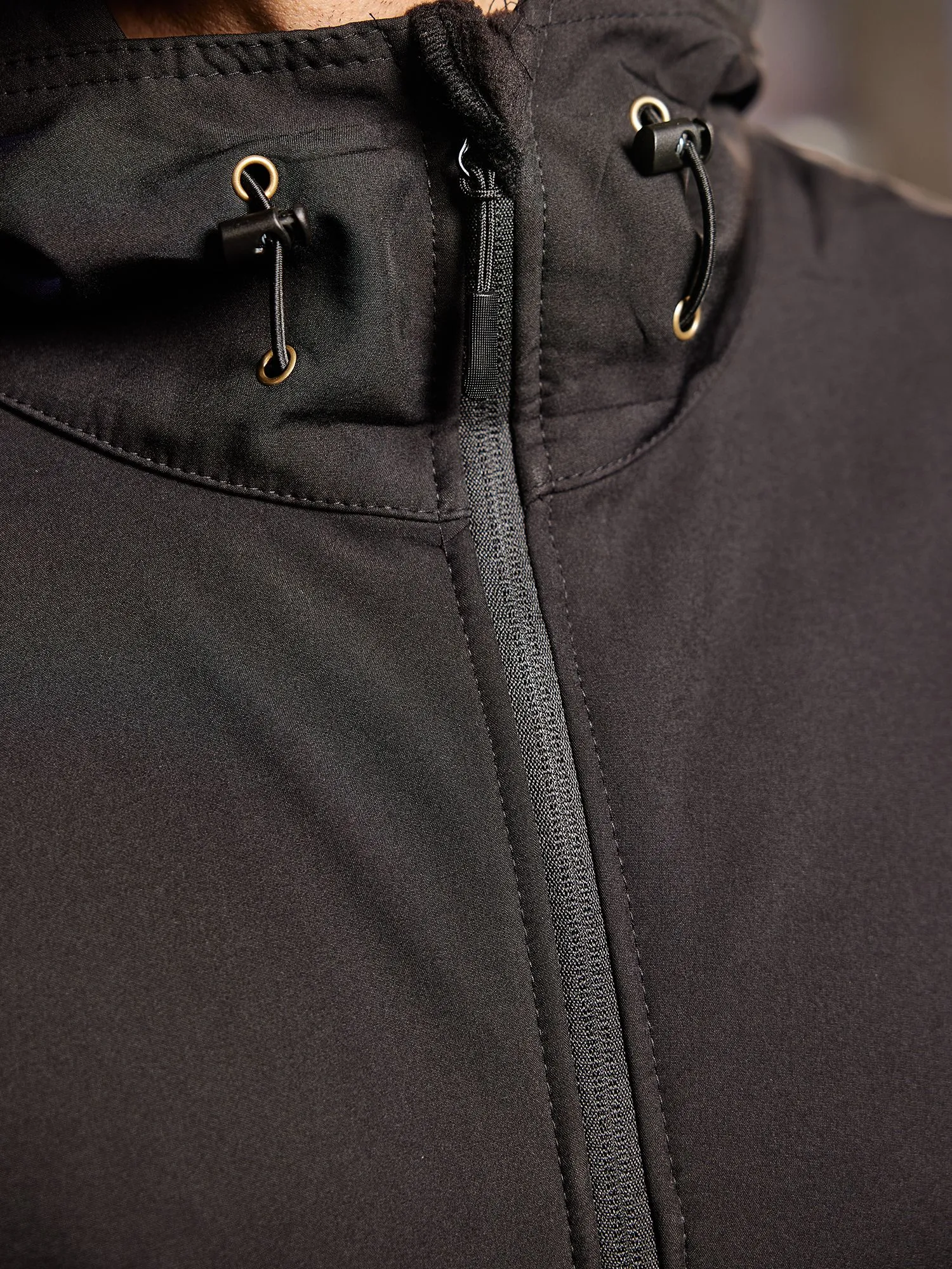 Костюм тактический Softshell на флисе (черный)