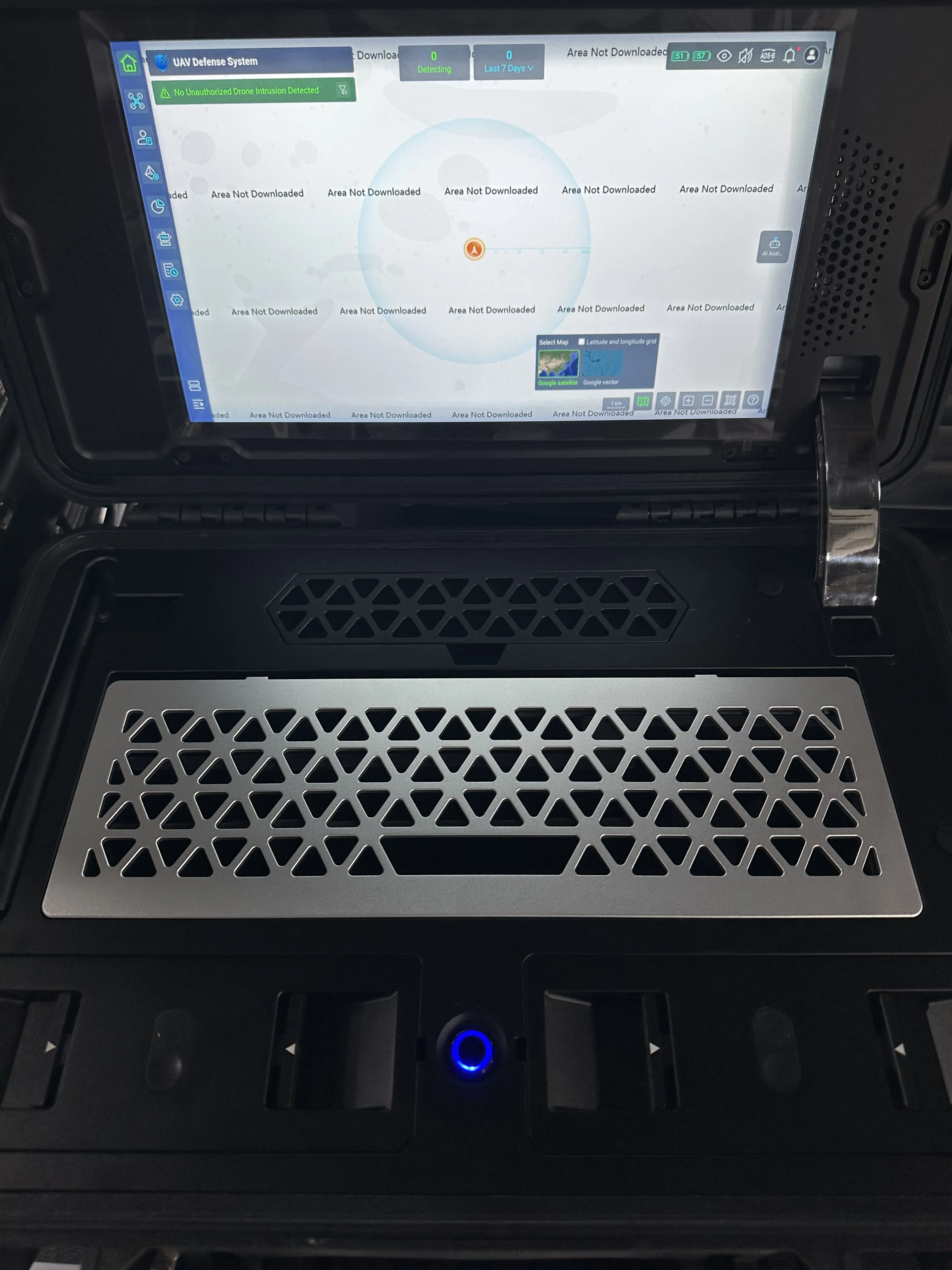 Детектор БПЛА DC01 в транспортном положении